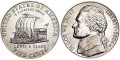 5 cents 2004 USA Keelboat, Westward Journey Series, mint P