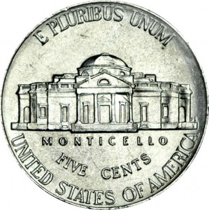 5 центов 2006 США возвращение в Mounticello, серия Путешествие на запад, двор D, цена, стоимость