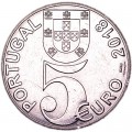 5 евро 2018 Португалия, 100 лет окончания Первой мировой войны