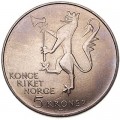 5 крон 1978 Норвегия, 350 лет норвежской армии