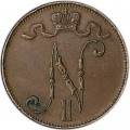 5 пенни 1914 Финляндия, состояние VF