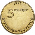 5 толаров 1997 Словения Зигмунд Зоис