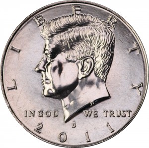 50 центов 2011 США  Кеннеди двор D цена, стоимость