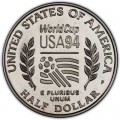 50 cents 1994 USA World Cup Proof