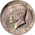50 cent Half Dollar 2015 USA Kennedy Minze D