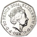 50 Pence 2016 Vereinigtes Königreich XXXI Olympischen Sommerspiele, Rio de Janeiro