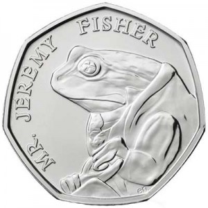 50 pence 2017 United Kingdom 150th Birthday Beatrice Potter, Mr. Jeremy Fisher