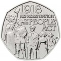 50 pence 2018 United Kingdom, Representation of the People Act 1918