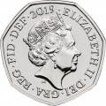 50 pence 2019 United Kingdom, Royal Shield