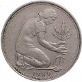 50 pfennig 1950-1996 Germany, from circulation
