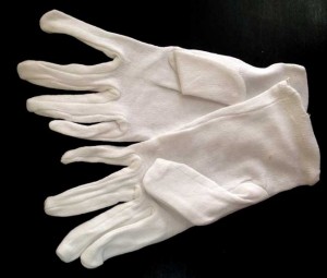 Münz-Handschuhe aus Baumwolle, Paar
