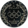 1 доллар 1988 США Олимпиада в Сеуле,  proof