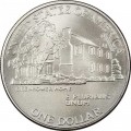 1 доллар 1990 США 100 лет Эйзенхауэру,  UNC, серебро