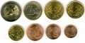 Набор евро Латвия 2014 (8 монет)