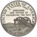 50 центов 1995 США Гражданская война Proof