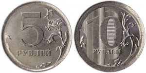 Mule 5 rubles and 10 rubles 2017 price, composition, diameter, thickness, mintage, orientation, video, authenticity, weight, Description