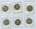 Набор 1 рубль 1991 Олимпийские игры в Барселоне 1992, 6 монет proof