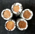 Roll 1 cent AT (Austria) marking, 50 coins from circulation
