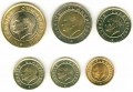 Набор монет 2012-2014 Турция, 6 монет