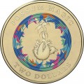 Набор монет 2 доллара, 1 доллар, 1 цент 2017 Австралия, Магия опоссумов, 8 монет