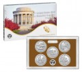 Set of 25 cents 2017 USA, Beautiful Quarters Proof Set, mint S, nickel