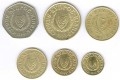 Set coins of Cyprus 1988-1996, 6 coins
