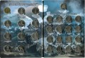 Satz von Münzen 200. Jahrestag des Sieges im Vaterländischen Krieg von 1812 in Album (28 munzen)
