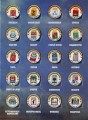 Набор цветных 10 рублей Города воинской славы ГВС и других монометаллических (60 монет) в альбоме
