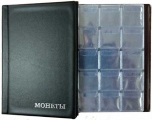 Album by 150 cell, 10 sheets. The size of the cells - 35x35 mm AM-150 (black)