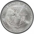 1 доллар 2003 США Шагающая Свобода,  UNC, серебро