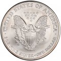 1 доллар 2005 США Шагающая Свобода,  UNC, серебро