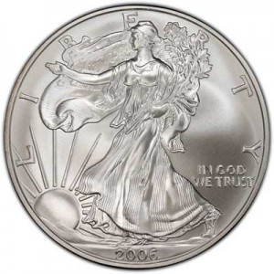 American Eagle 2006 One Ounce  Uncirculated Coin price, composition, diameter, thickness, mintage, orientation, video, authenticity, weight, Description