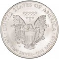 1 доллар 2008 США Шагающая Свобода,  UNC, серебро