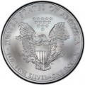 1 доллар 2009 США Шагающая Свобода,  UNC, серебро