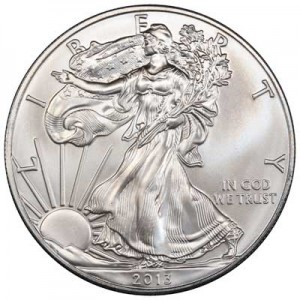 American Eagle 2013 One Ounce  Uncirculated Coin price, composition, diameter, thickness, mintage, orientation, video, authenticity, weight, Description