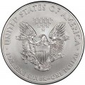 1 доллар 2014 США Шагающая Свобода,  UNC, серебро