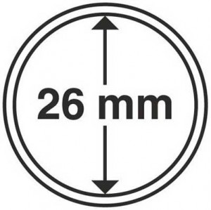 Kapsel für Münzen 26 mm, CoinsMoscow