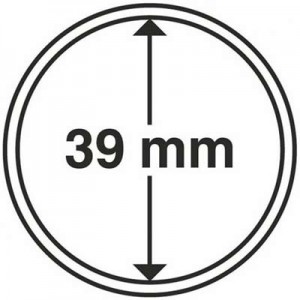 Капсула для монет 39 мм, CoinsMoscow