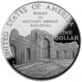 1 доллар 1994 США Женщины на военной службе,  proof, серебро