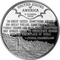 1 доллар 1995 США Гражданская война,  proof, серебро
