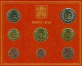 Original Kursmünzensätze Vatikan Euro 2016