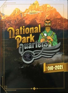 Folder for 25 cents "National Parks of America" price, composition, diameter, thickness, mintage, orientation, video, authenticity, weight, Description