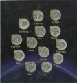 Set von Münzen 2016 Transnistrien, Zeichen des Tierkreises, 13 Münzen ein Album
