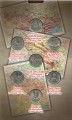 Набор 5 рублей 2016 Столицы государств, освобожденные советскими войсками, ММД (14 монет) в альбоме