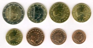 Набор евро Люксембург 2018 (8 монет) цена, стоимость