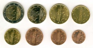 Набор евро Нидерланды 2016 (8 монет)