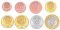 Set of Belarus coins 2009, 8 coins