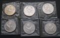 Set of Soviet Union rubles Olympic games 1980, 6 coins, UNC